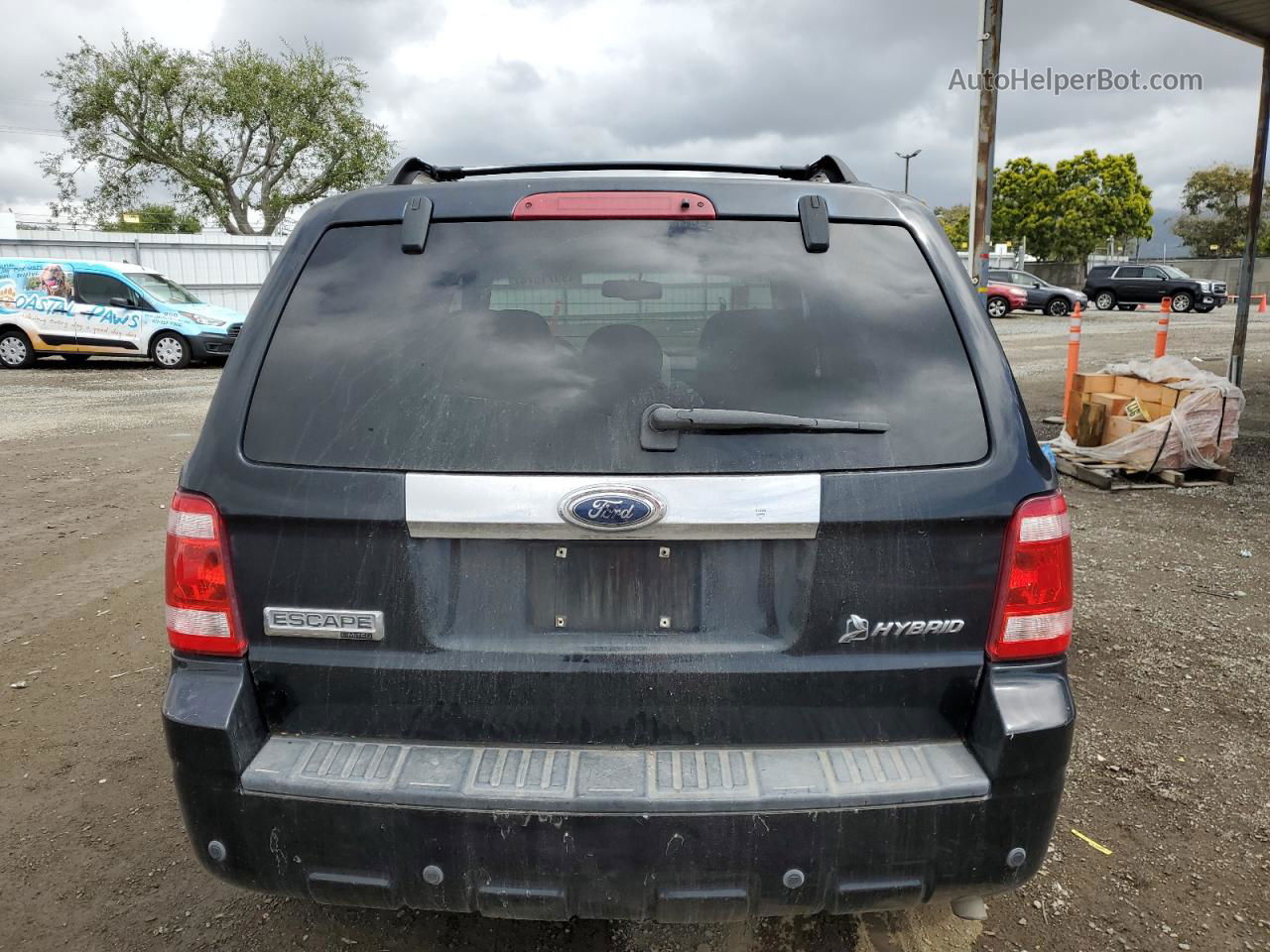 2009 Ford Escape Hybrid Black vin: 1FMCU49339KA22576