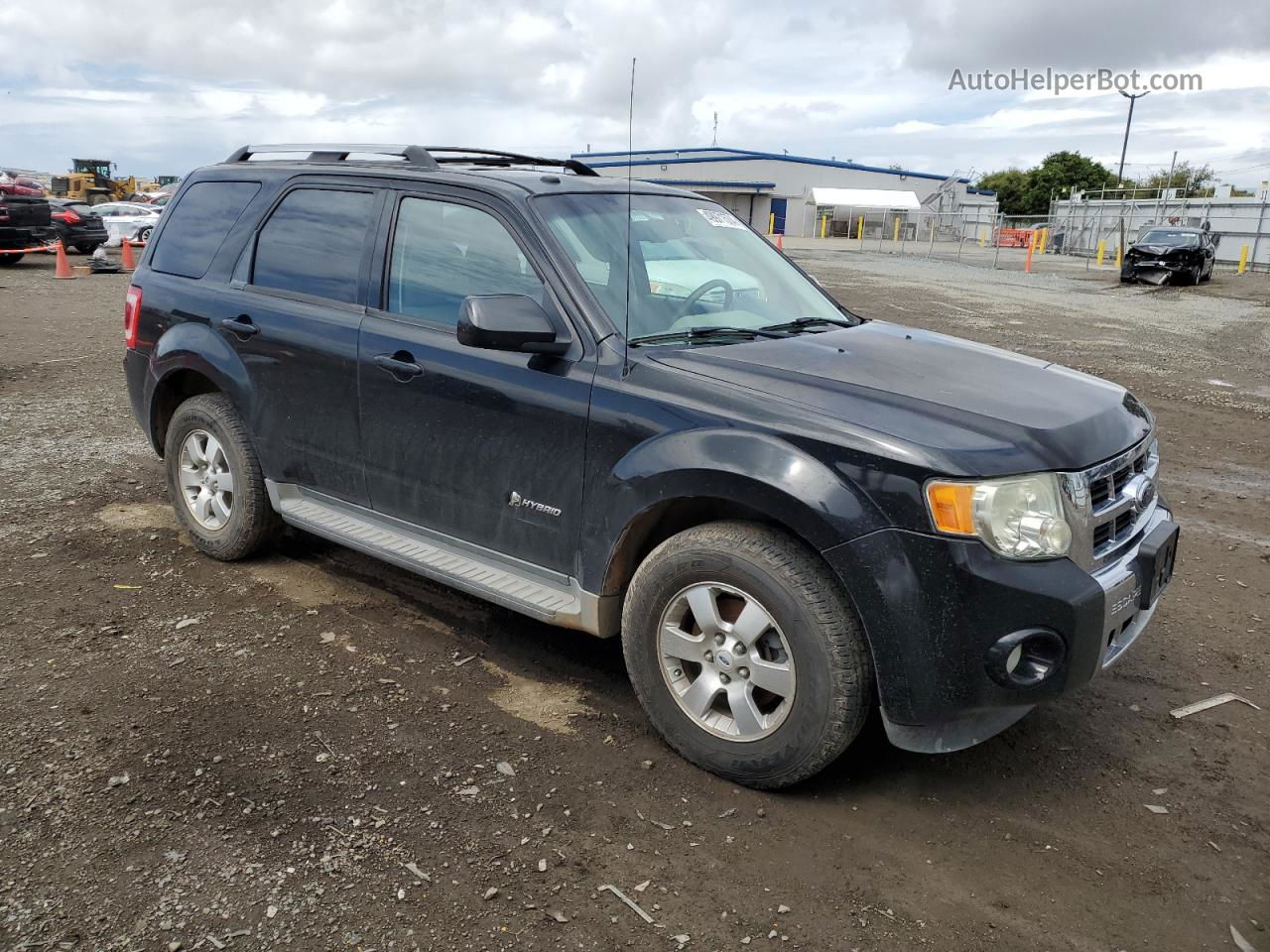 2009 Ford Escape Hybrid Black vin: 1FMCU49339KA22576