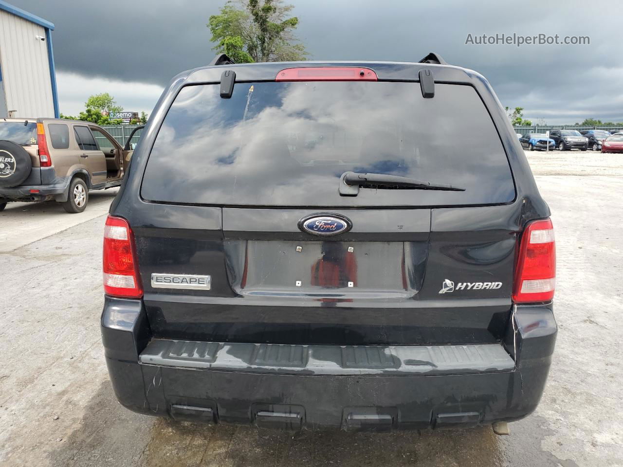 2009 Ford Escape Hybrid Black vin: 1FMCU49339KD02305