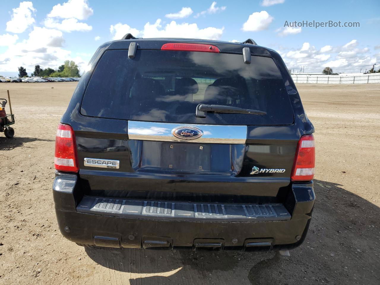 2009 Ford Escape Hybrid Black vin: 1FMCU49349KB34528