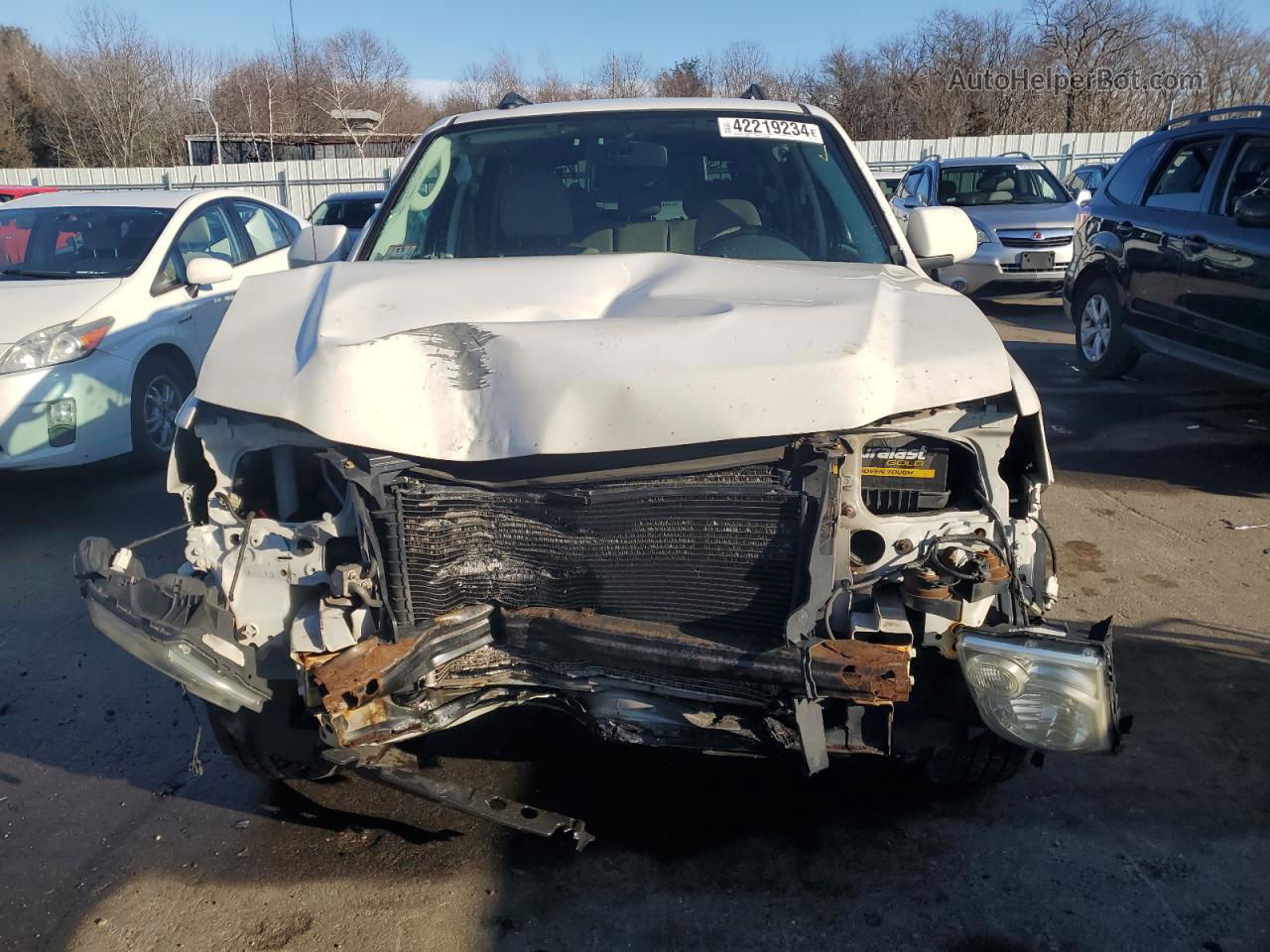 2009 Ford Escape Hybrid White vin: 1FMCU49349KC99138