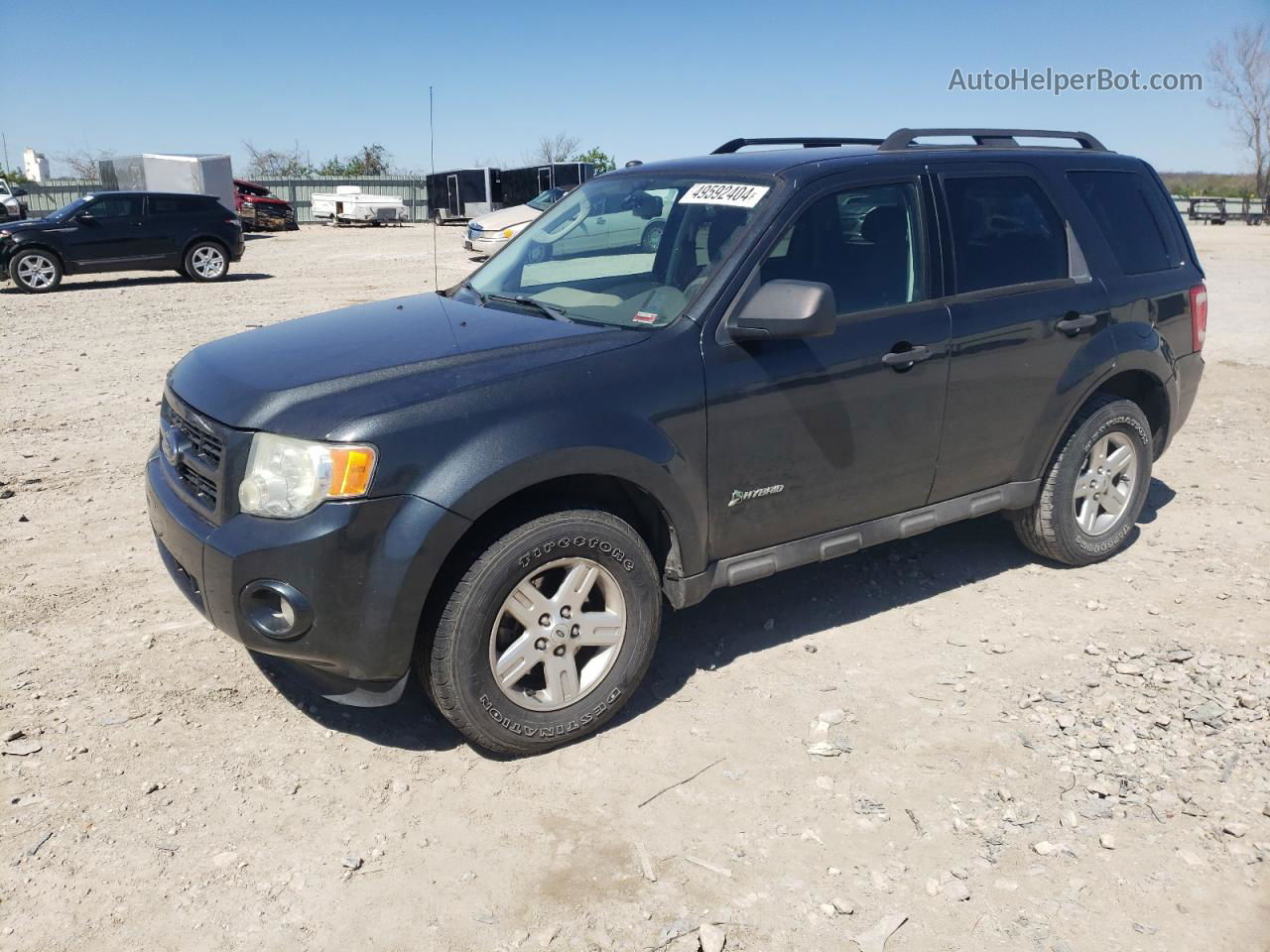 2009 Ford Escape Hybrid Gray vin: 1FMCU49369KA94002