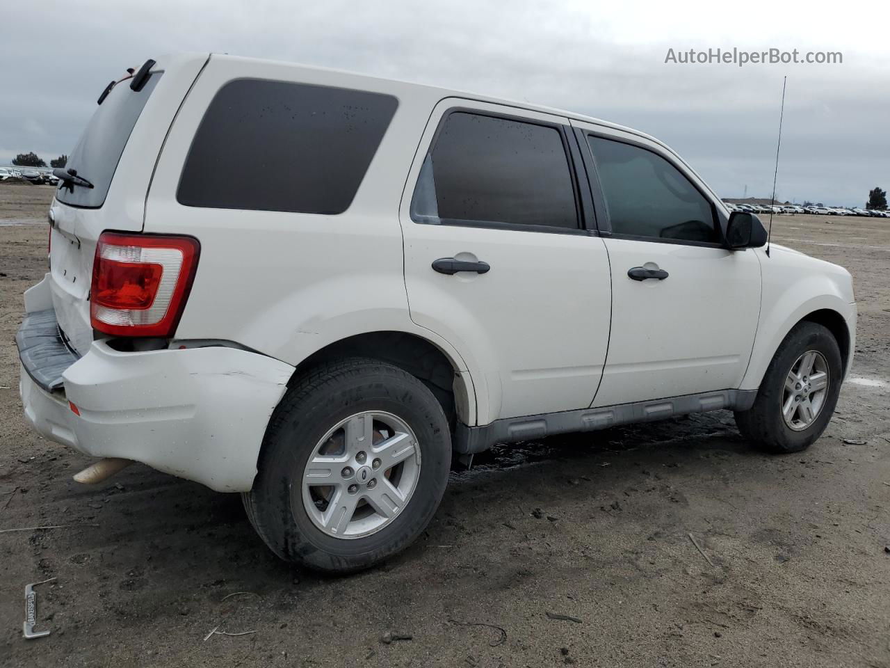 2009 Ford Escape Hybrid White vin: 1FMCU49389KA42788