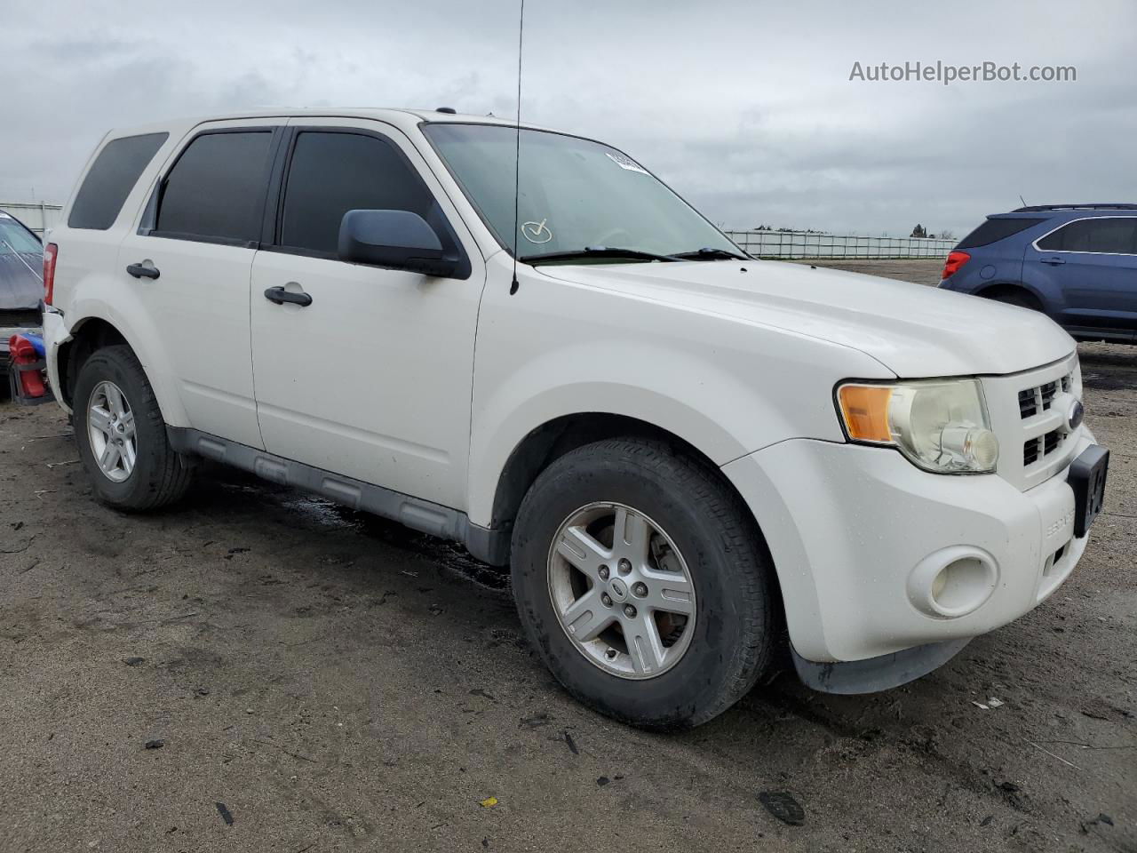 2009 Ford Escape Hybrid Белый vin: 1FMCU49389KA42788