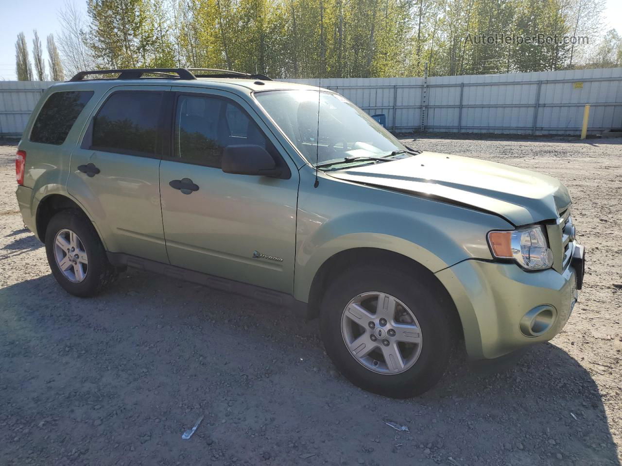 2009 Ford Escape Hybrid Зеленый vin: 1FMCU49399KA12926