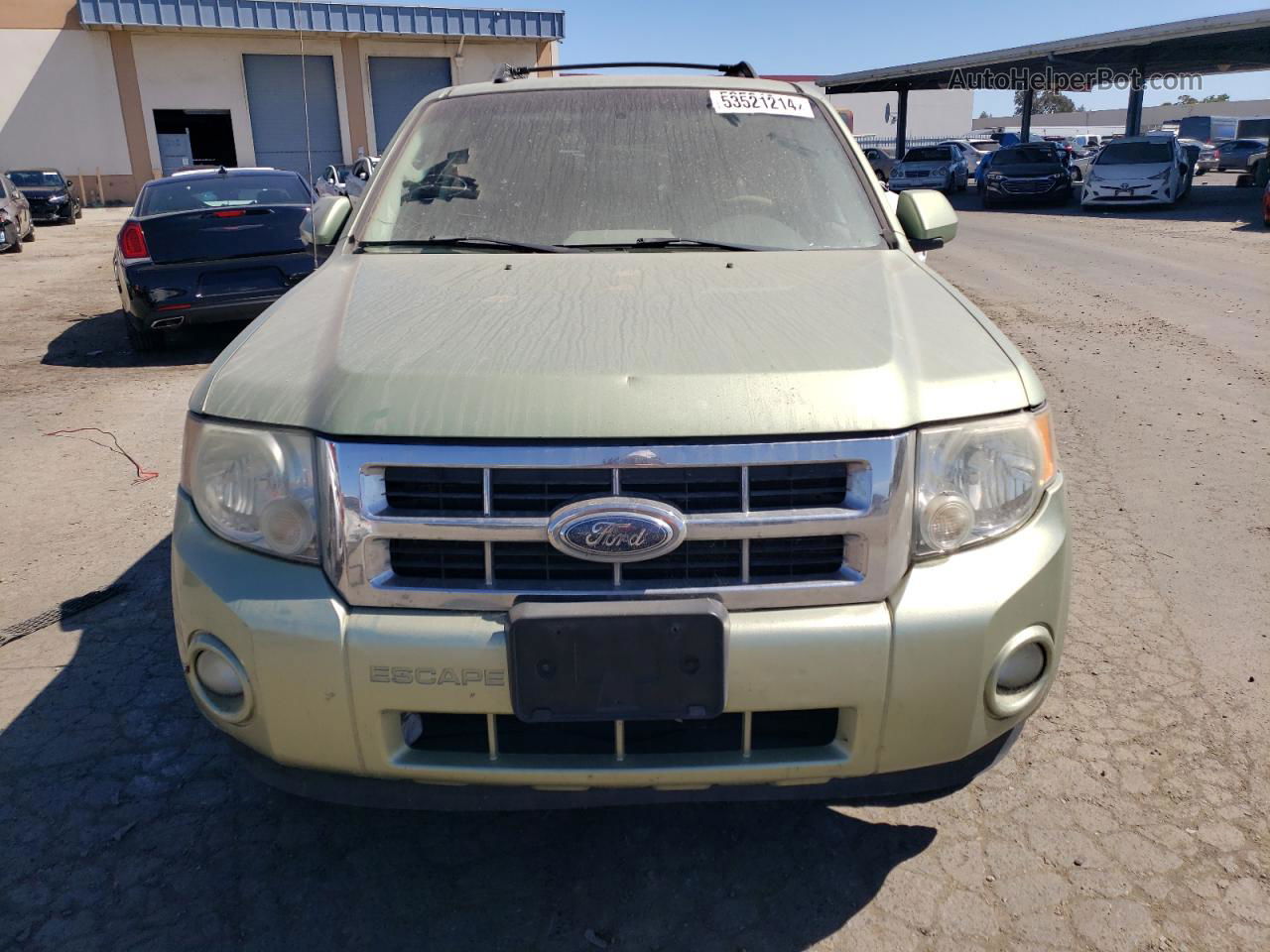 2009 Ford Escape Hybrid Зеленый vin: 1FMCU49399KB28756