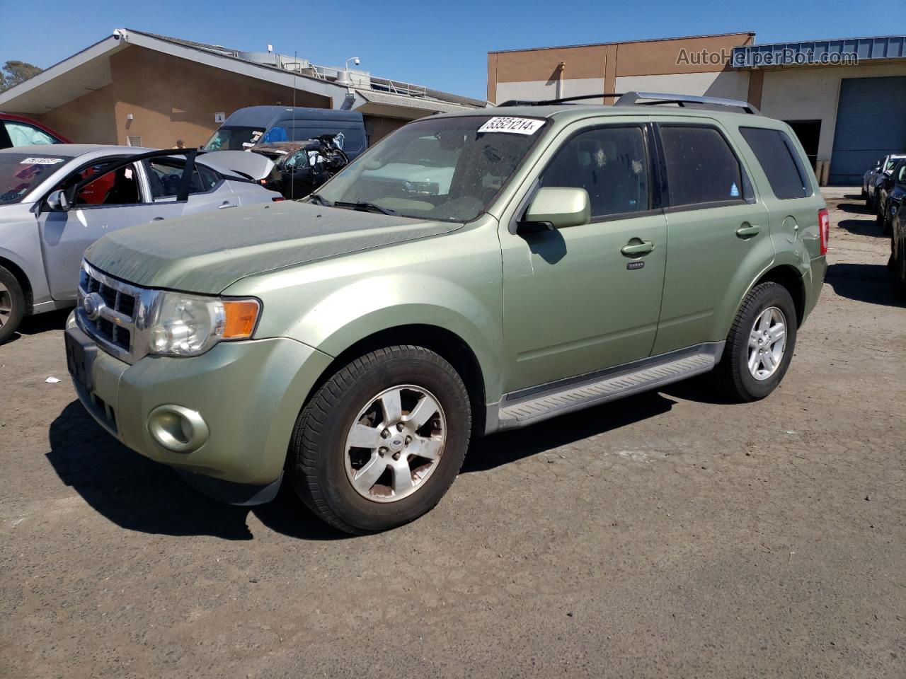 2009 Ford Escape Hybrid Зеленый vin: 1FMCU49399KB28756