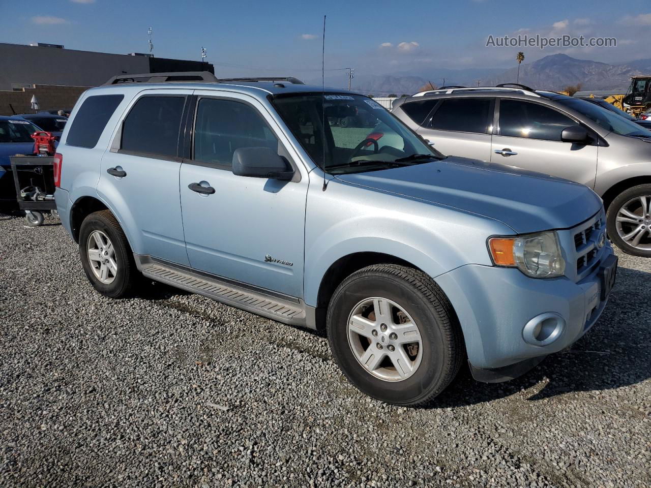 2009 Ford Escape Hybrid Синий vin: 1FMCU493X9KA42372