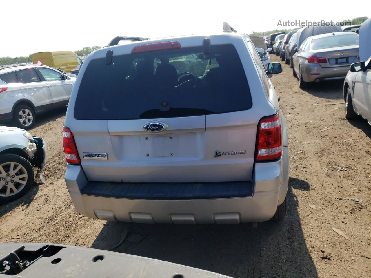 2009 Ford Escape Hybrid Silver vin: 1FMCU59309KC02345