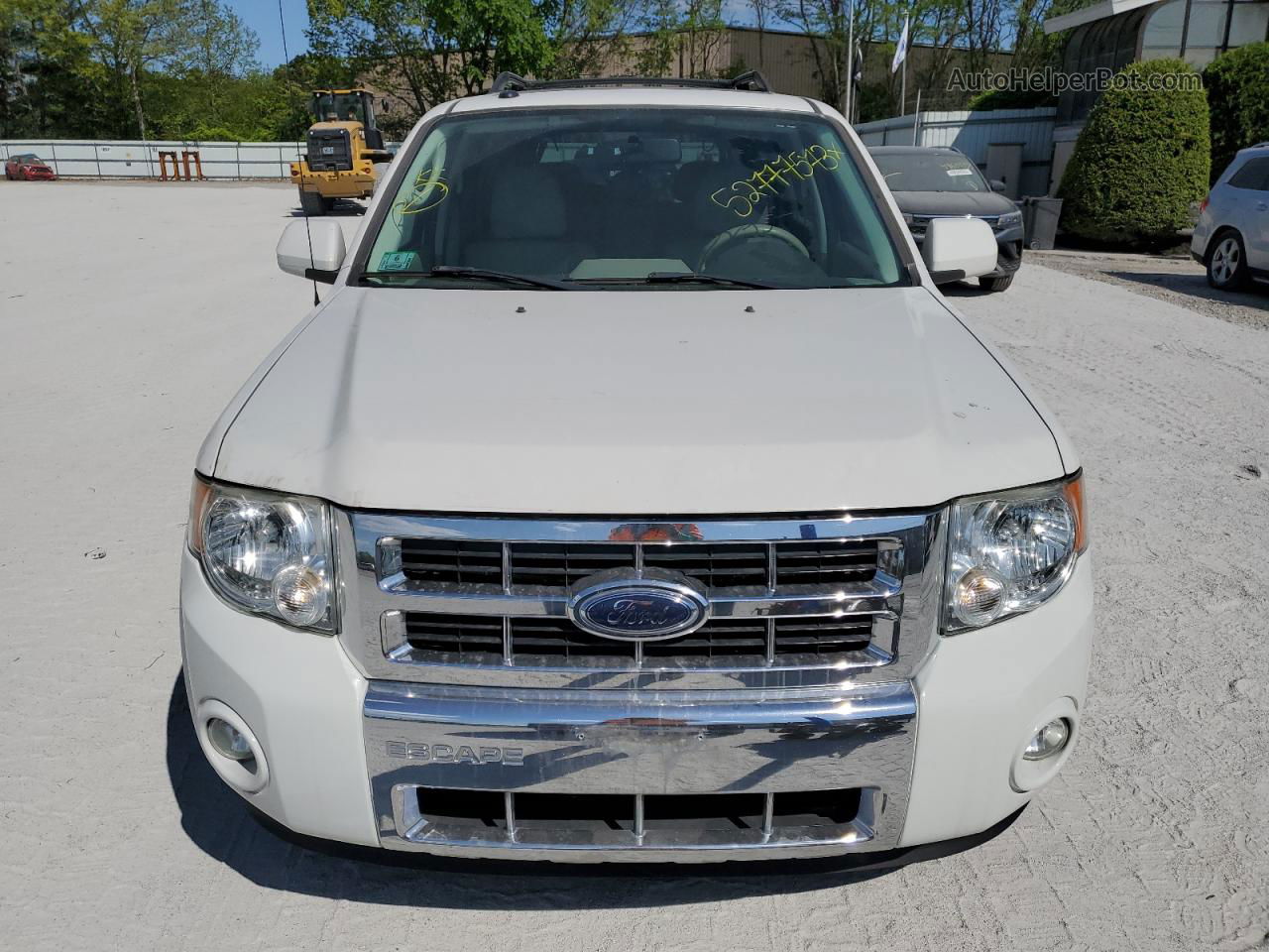 2009 Ford Escape Hybrid White vin: 1FMCU59349KB09490