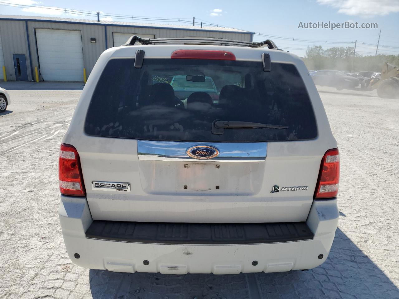 2009 Ford Escape Hybrid Белый vin: 1FMCU59349KB09490