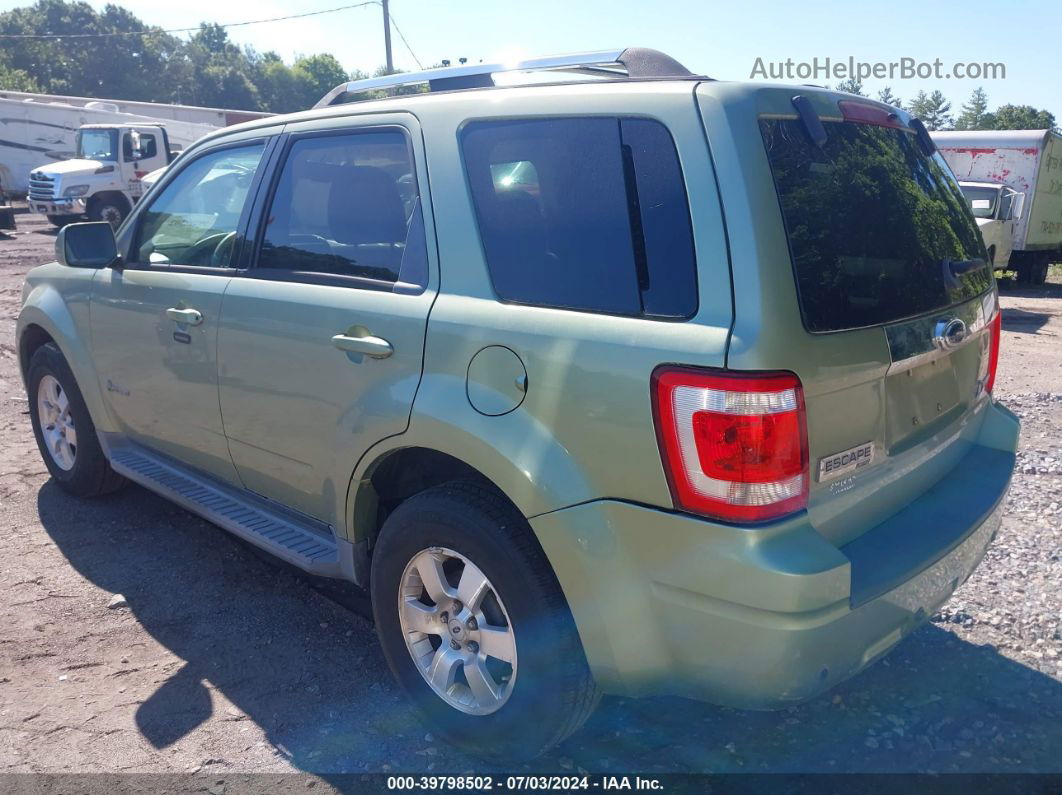 2009 Ford Escape Hybrid Limited Green vin: 1FMCU59359KA02268