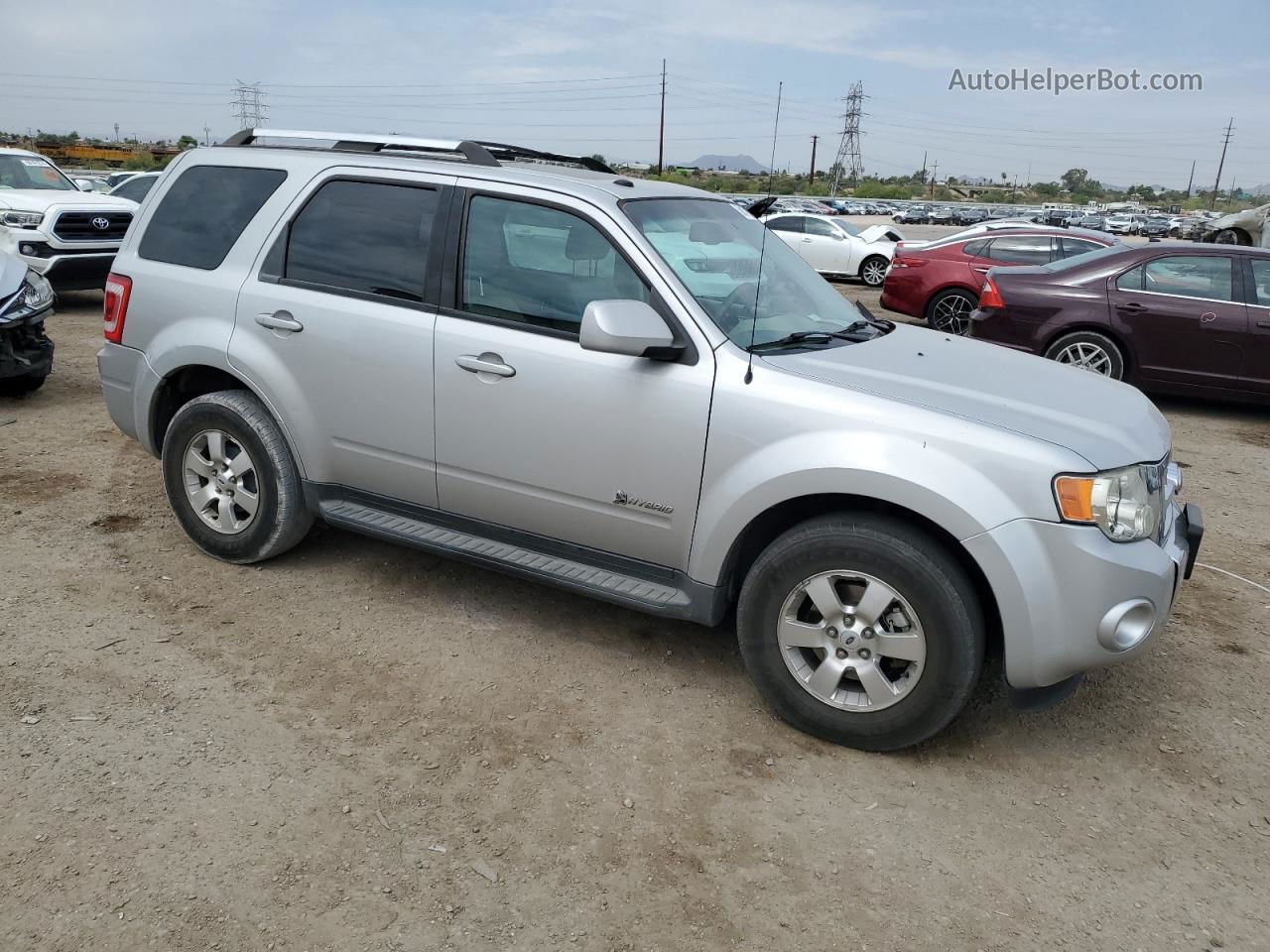 2009 Ford Escape Hybrid Silver vin: 1FMCU59359KA81604