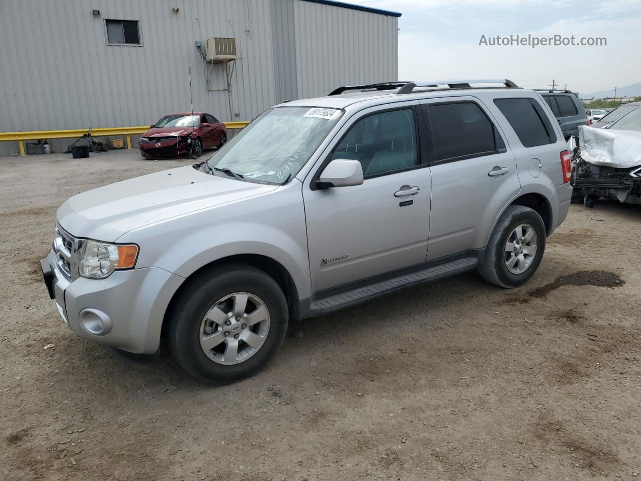 2009 Ford Escape Hybrid Silver vin: 1FMCU59359KA81604