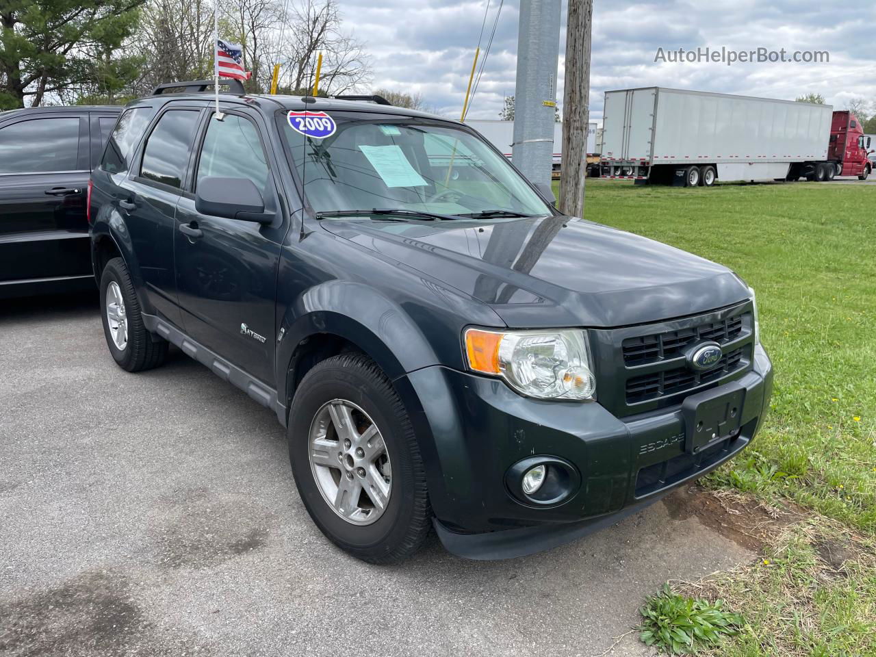 2009 Ford Escape Hybrid Gray vin: 1FMCU59369KA71230