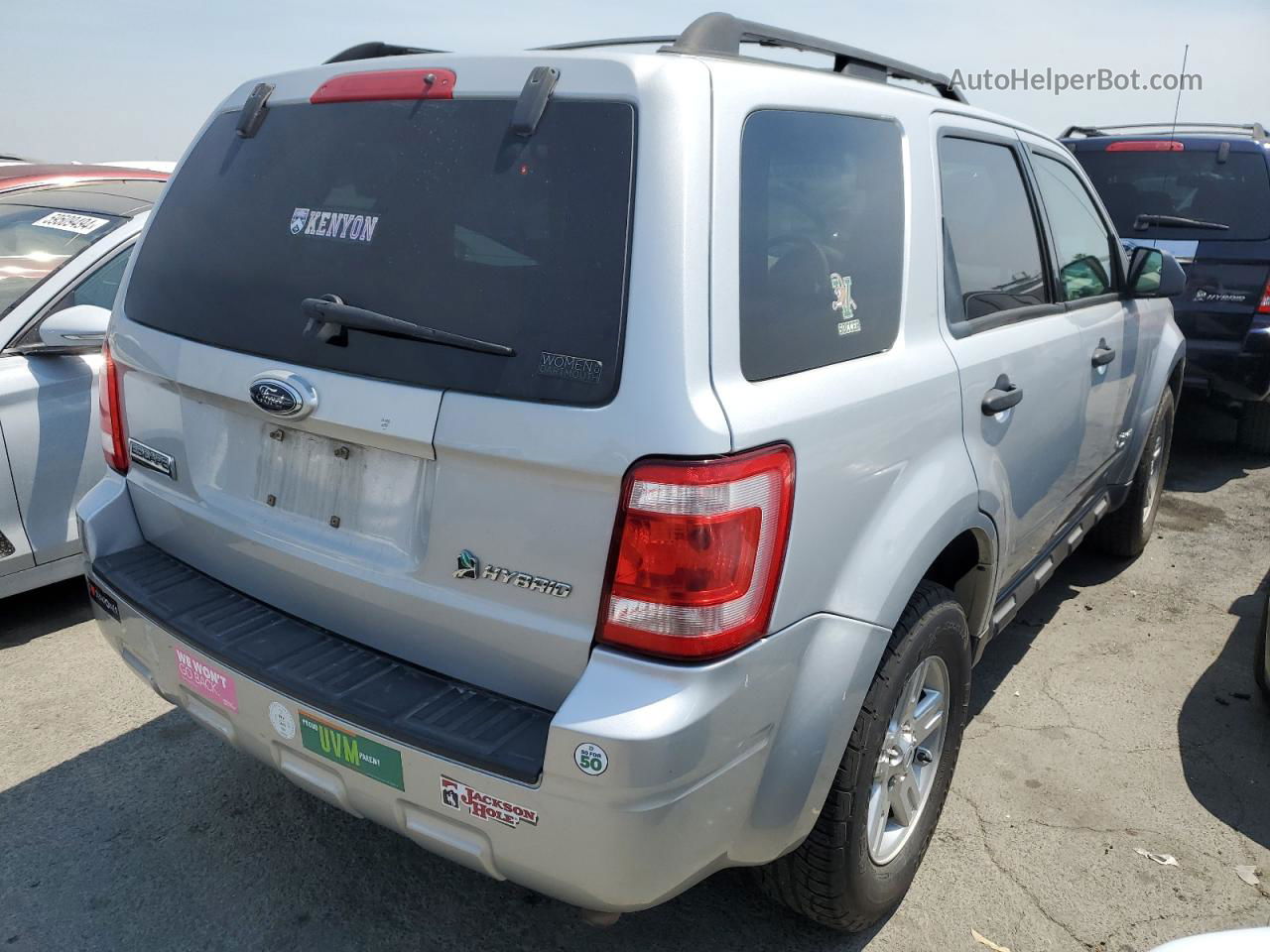 2009 Ford Escape Hybrid Silver vin: 1FMCU59369KB27943