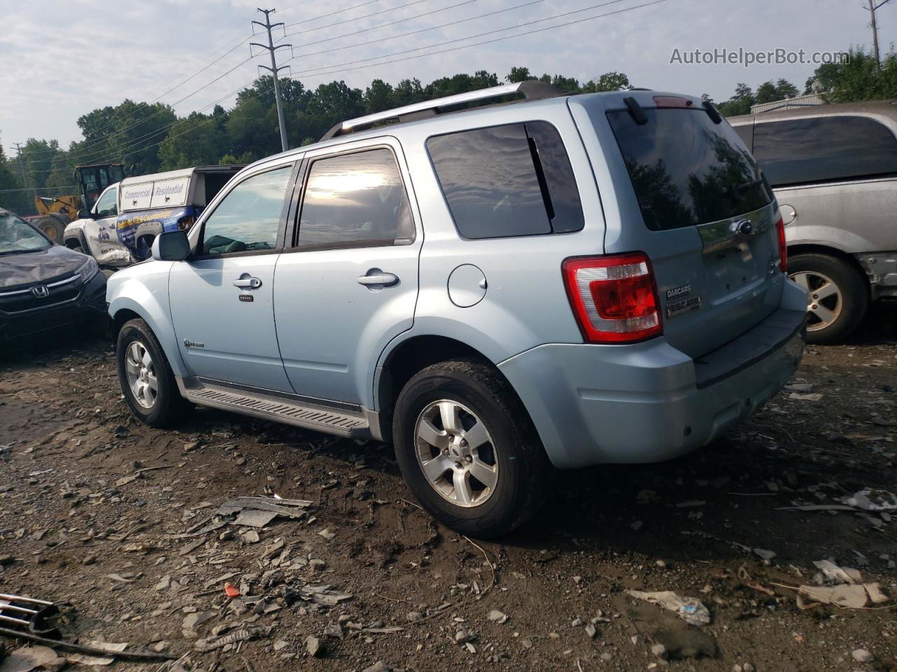 2009 Ford Escape Hybrid Turquoise vin: 1FMCU59379KB92834