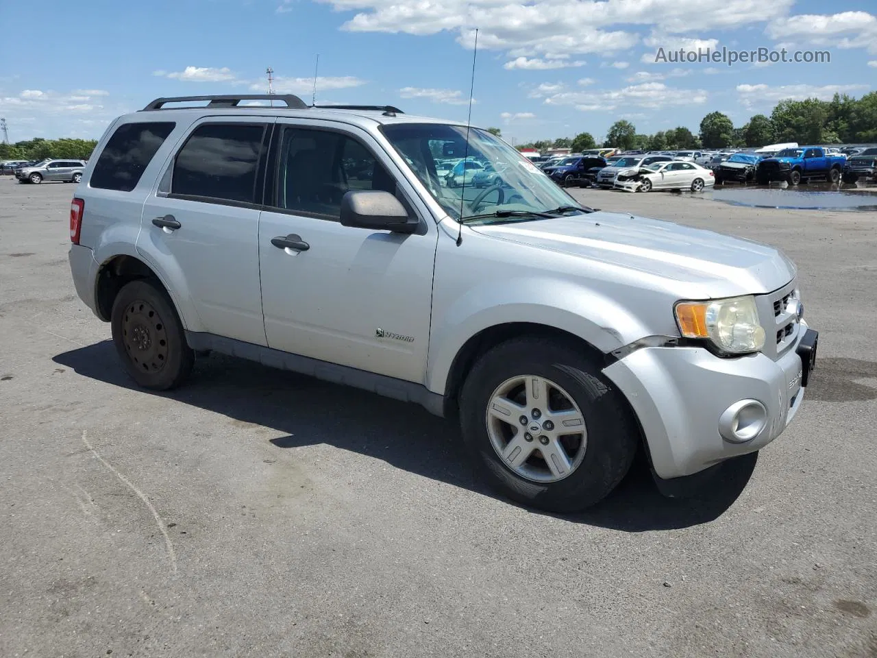 2009 Ford Escape Hybrid Серебряный vin: 1FMCU59389KA32395