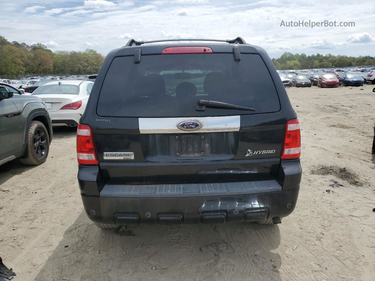 2009 Ford Escape Hybrid Black vin: 1FMCU59399KB47927