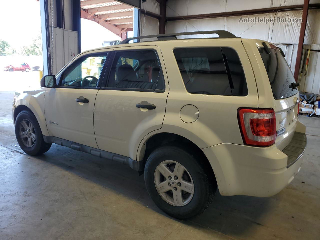 2009 Ford Escape Hybrid White vin: 1FMCU59399KB62430