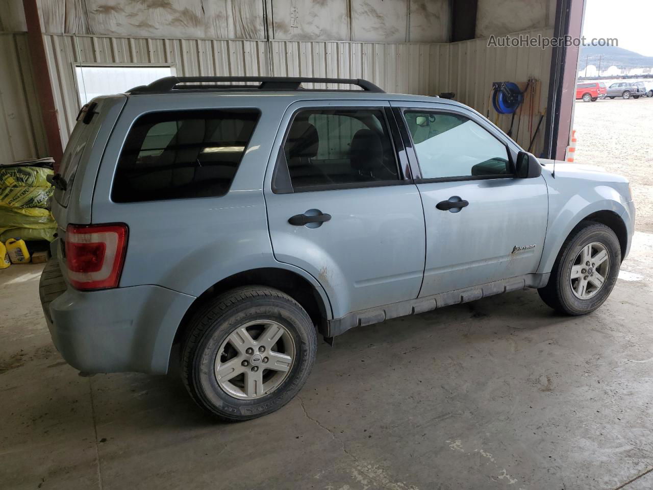 2009 Ford Escape Hybrid Синий vin: 1FMCU593X9KA49604