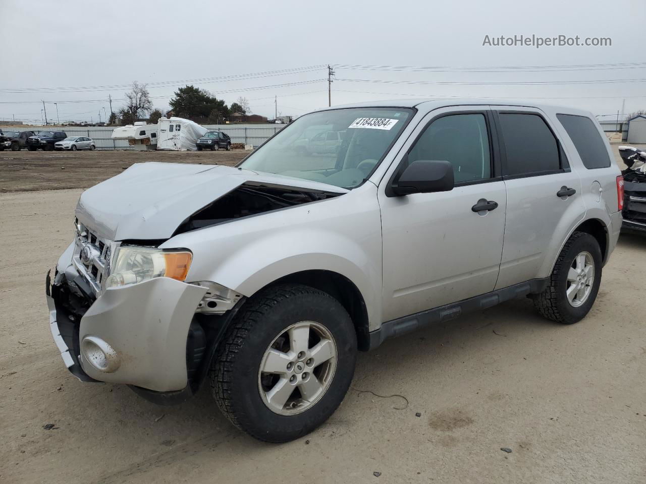 2009 Ford Escape Xls Silver vin: 1FMCU92719KB70154