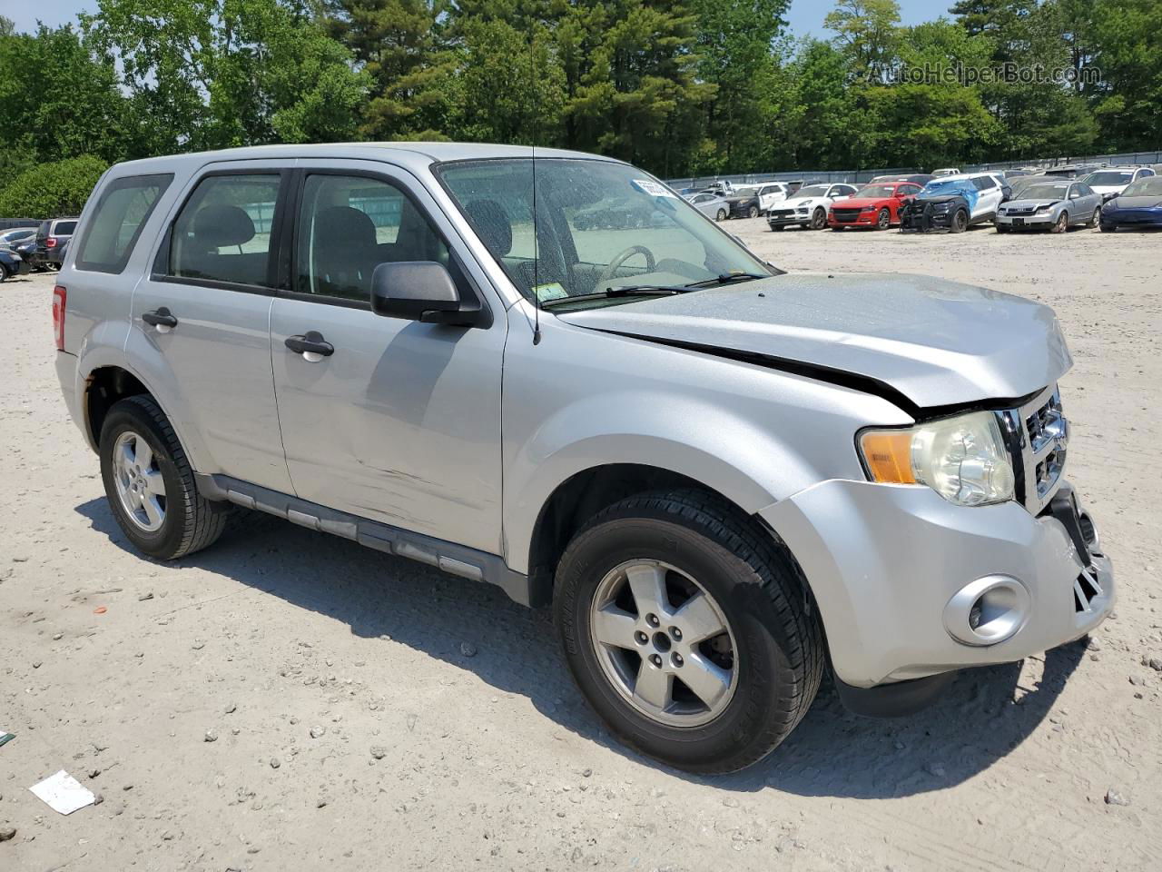 2009 Ford Escape Xls Silver vin: 1FMCU92749KB77048