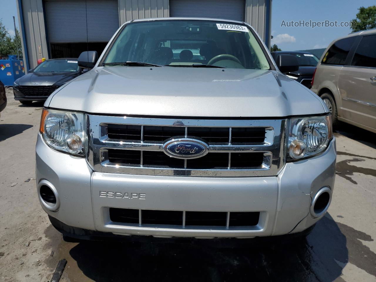 2009 Ford Escape Xls Silver vin: 1FMCU92779KB28345