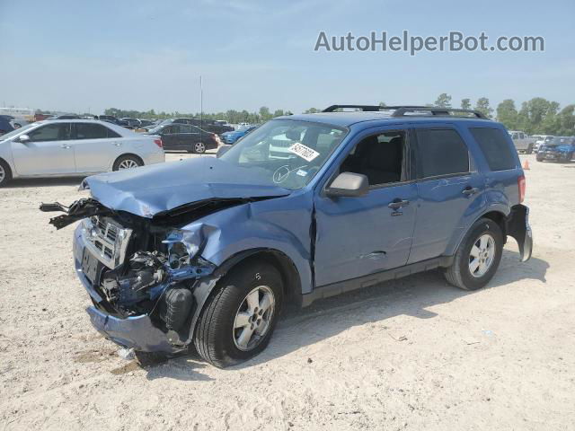 2009 Ford Escape Xlt Blue vin: 1FMCU93709KA62459