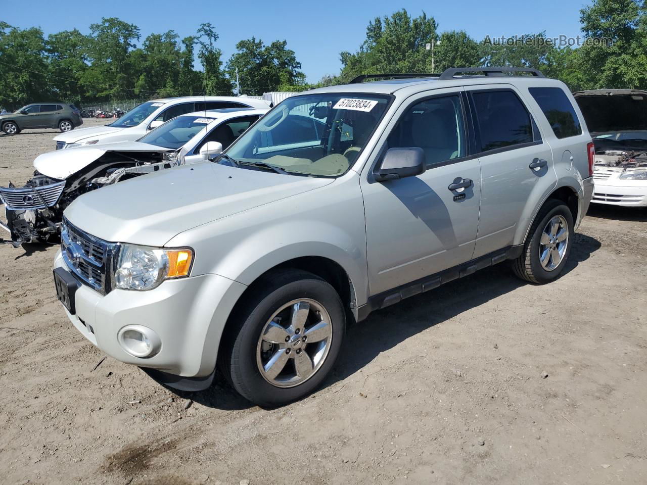 2009 Ford Escape Xlt Gray vin: 1FMCU93779KC30372