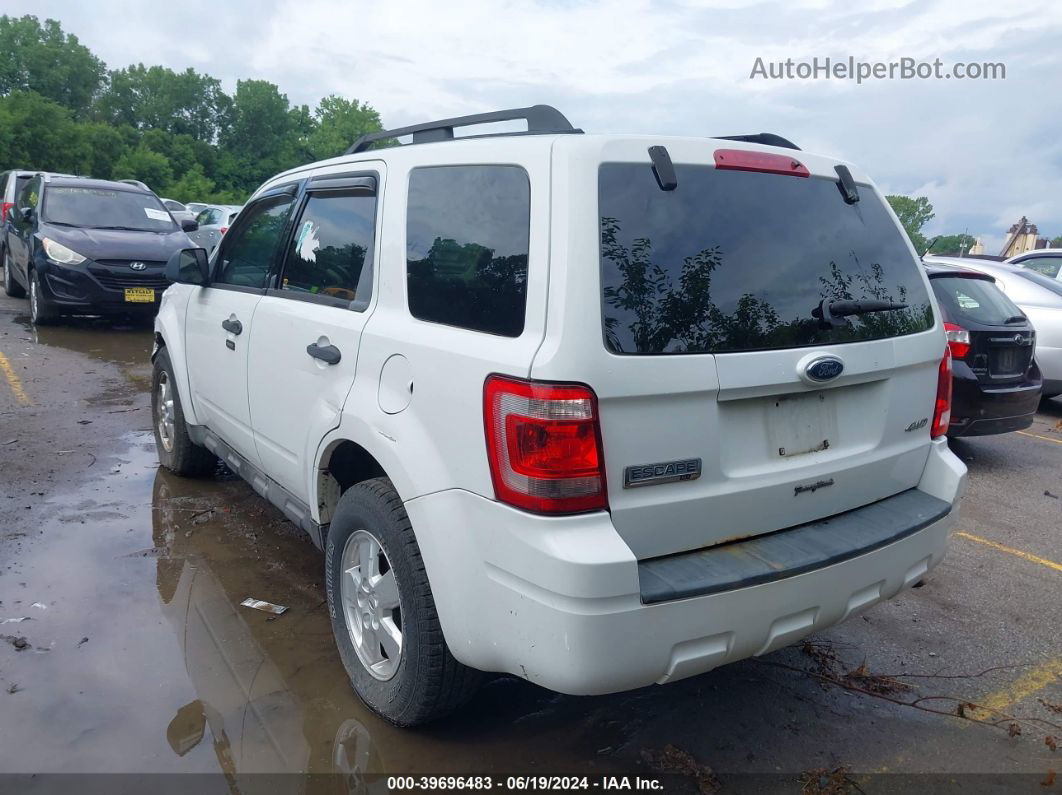 2009 Ford Escape Xlt Белый vin: 1FMCU93G19KA56766