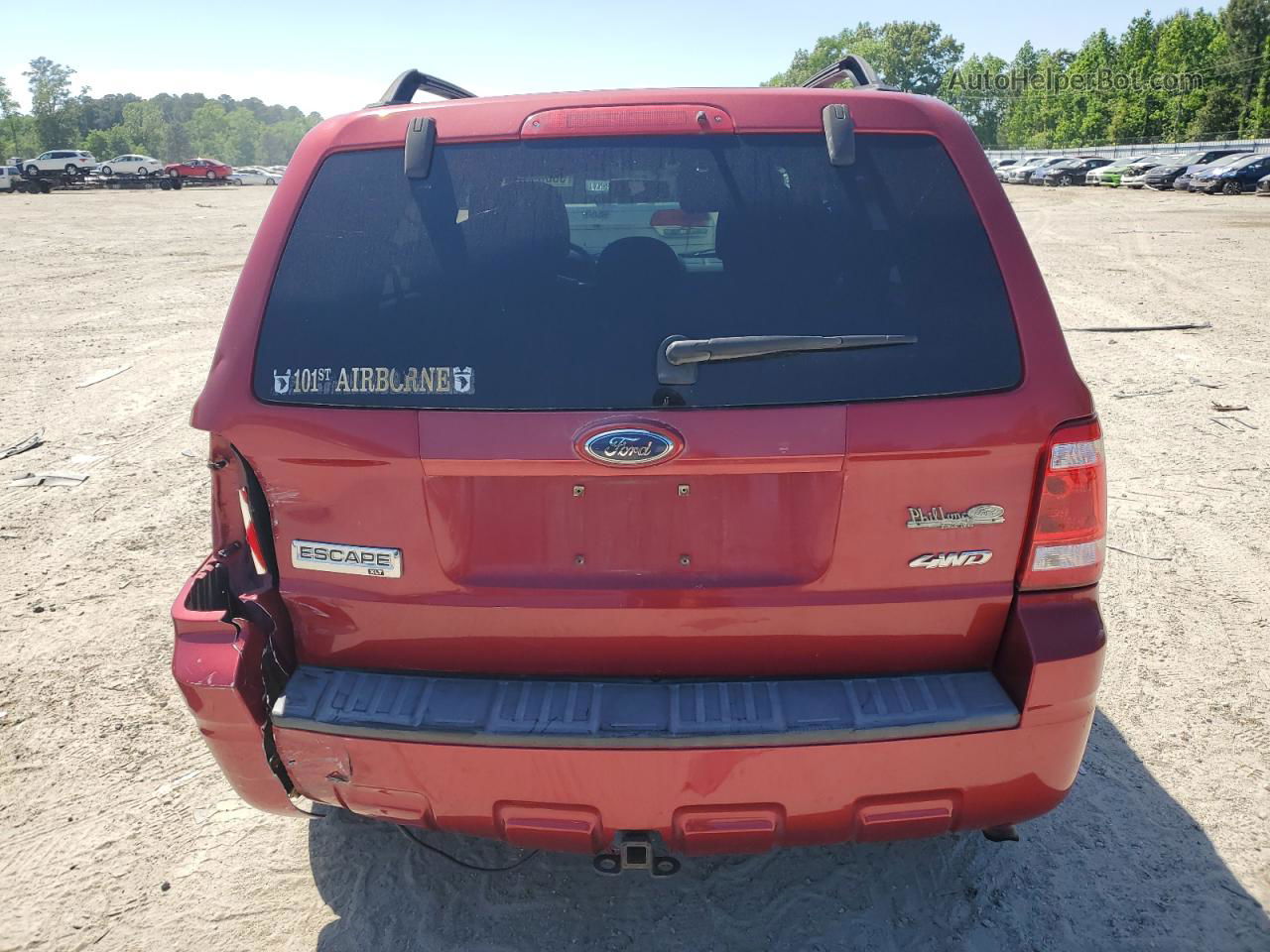 2009 Ford Escape Xlt Red vin: 1FMCU93G29KA61118