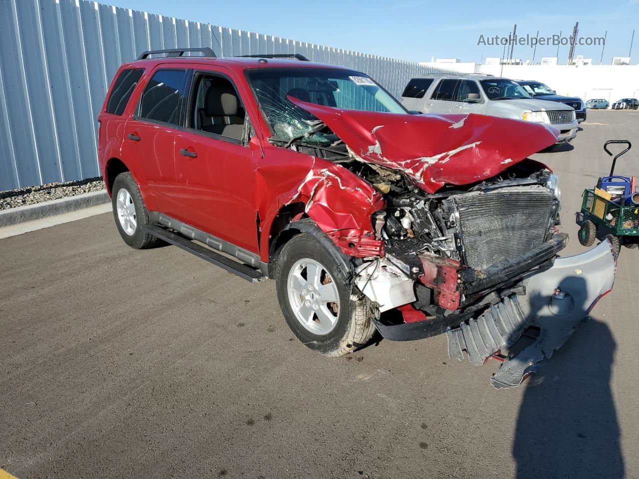 2009 Ford Escape Xlt Red vin: 1FMCU93G29KB61672