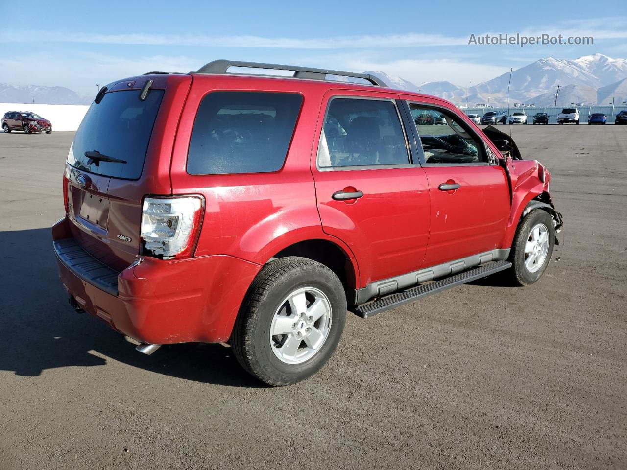 2009 Ford Escape Xlt Red vin: 1FMCU93G29KB61672