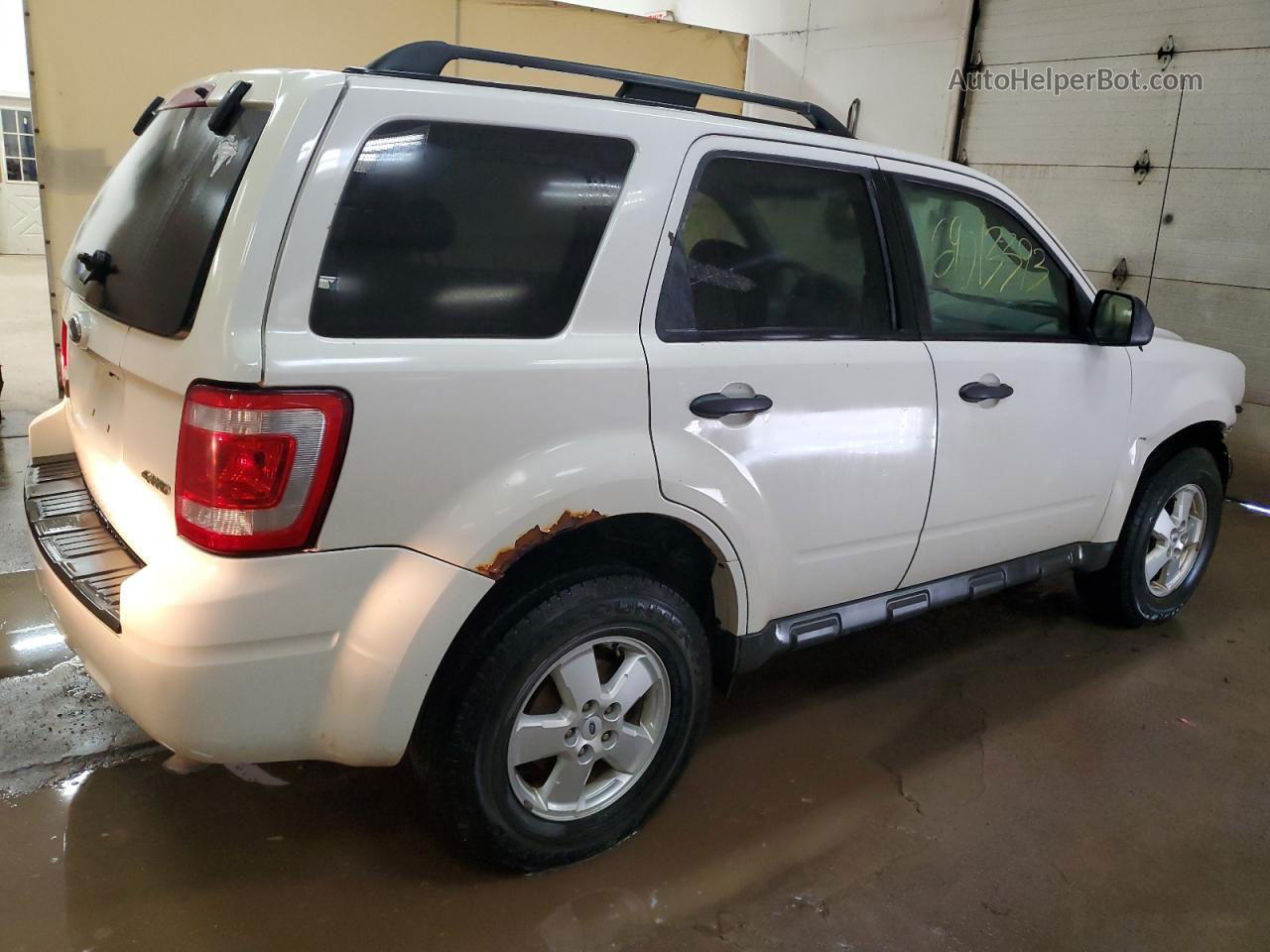 2009 Ford Escape Xlt White vin: 1FMCU93G29KC58273