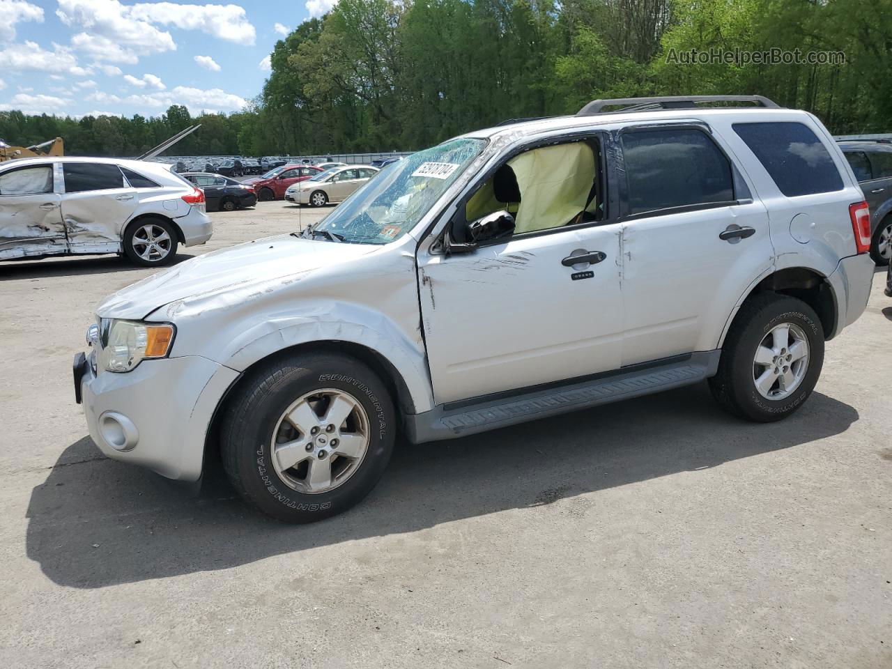 2009 Ford Escape Xlt Silver vin: 1FMCU93G39KA51309