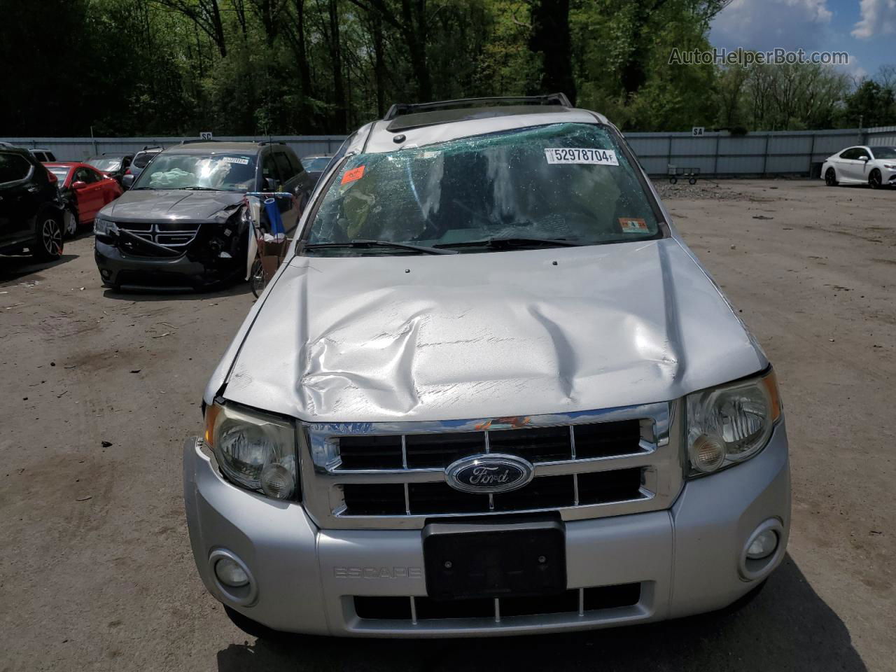 2009 Ford Escape Xlt Silver vin: 1FMCU93G39KA51309