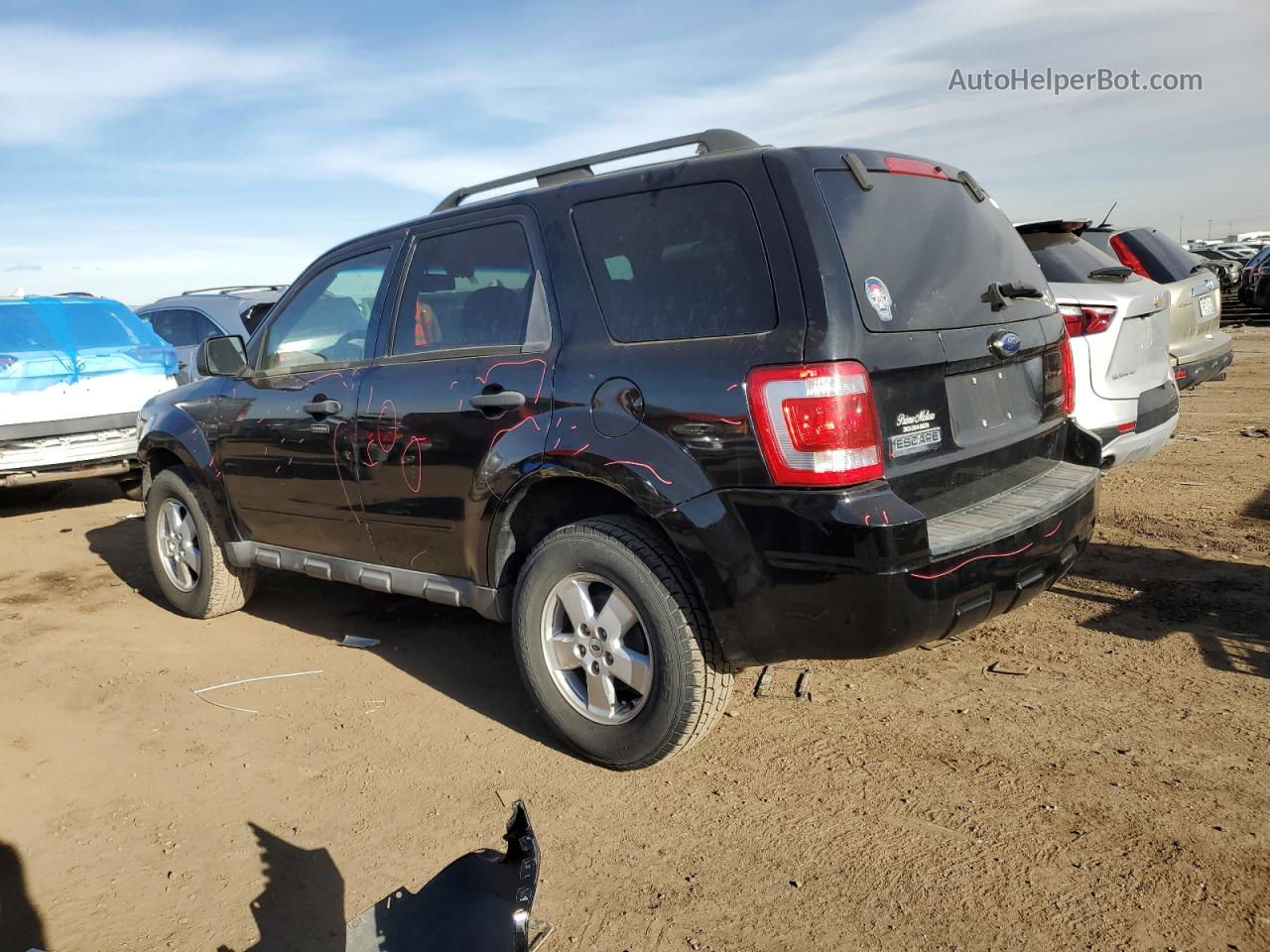 2009 Ford Escape Xlt Black vin: 1FMCU93G39KA64559