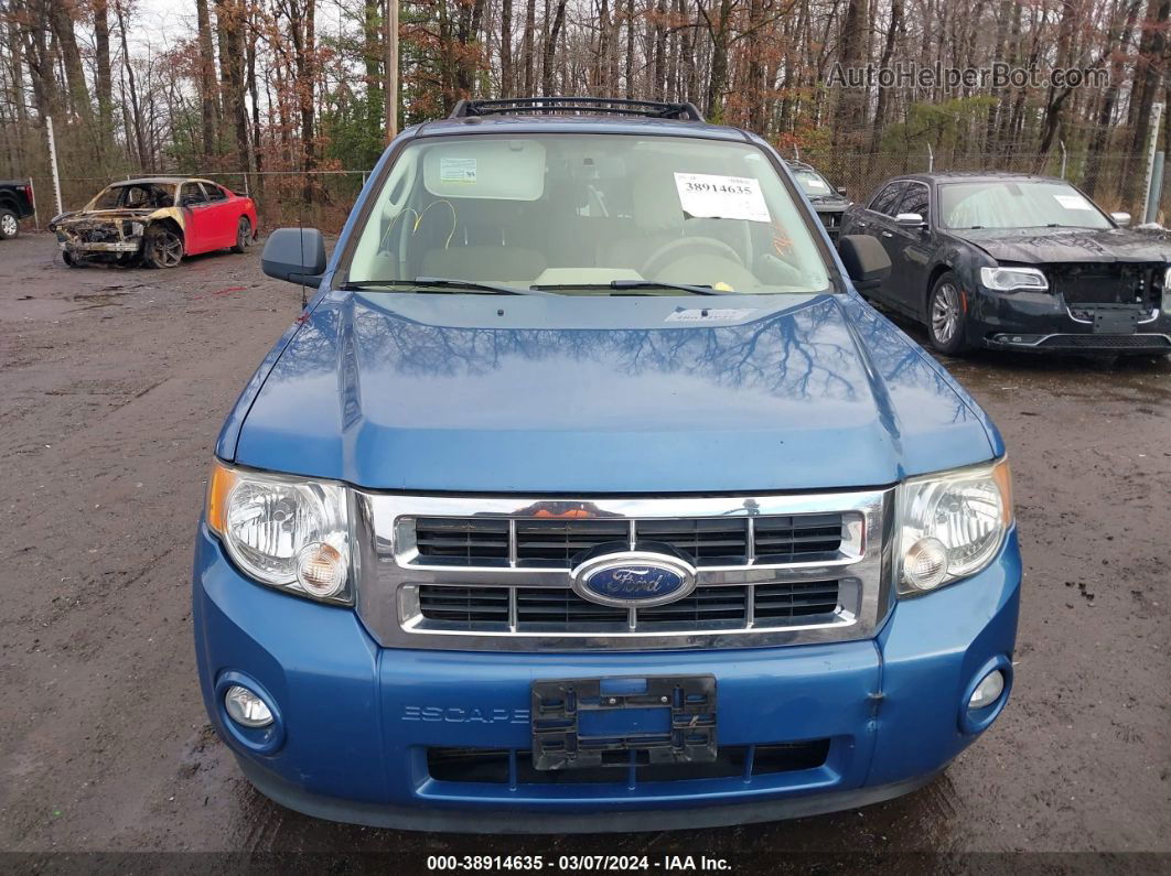 2009 Ford Escape Xlt Blue vin: 1FMCU93G39KB78528