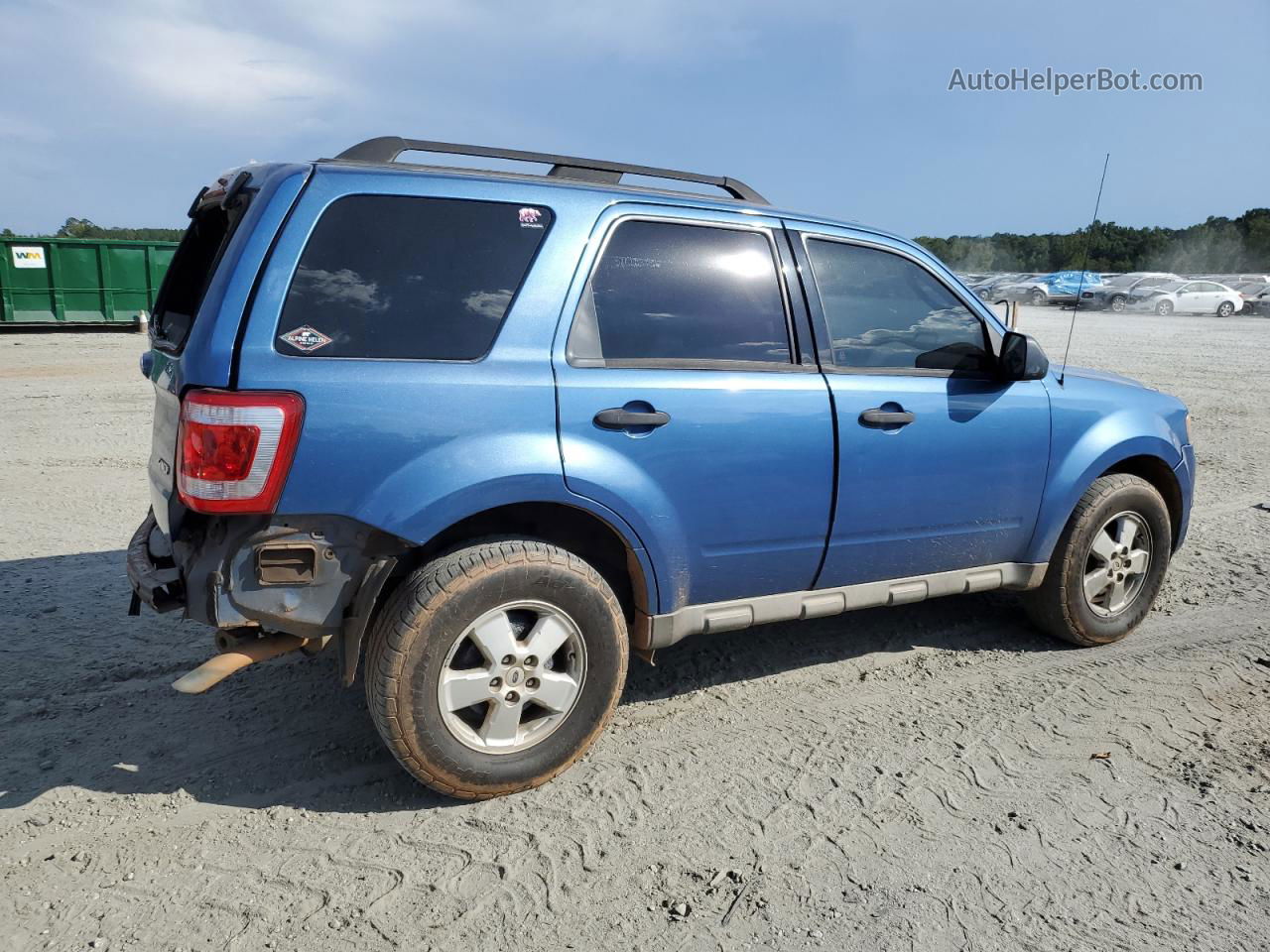 2009 Ford Escape Xlt Blue vin: 1FMCU93G39KC46374