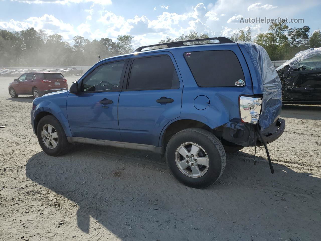 2009 Ford Escape Xlt Blue vin: 1FMCU93G39KC46374