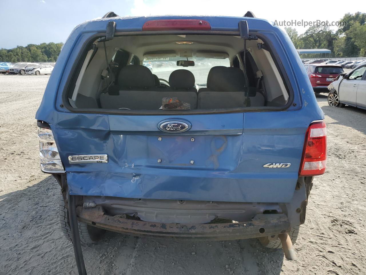 2009 Ford Escape Xlt Blue vin: 1FMCU93G39KC46374