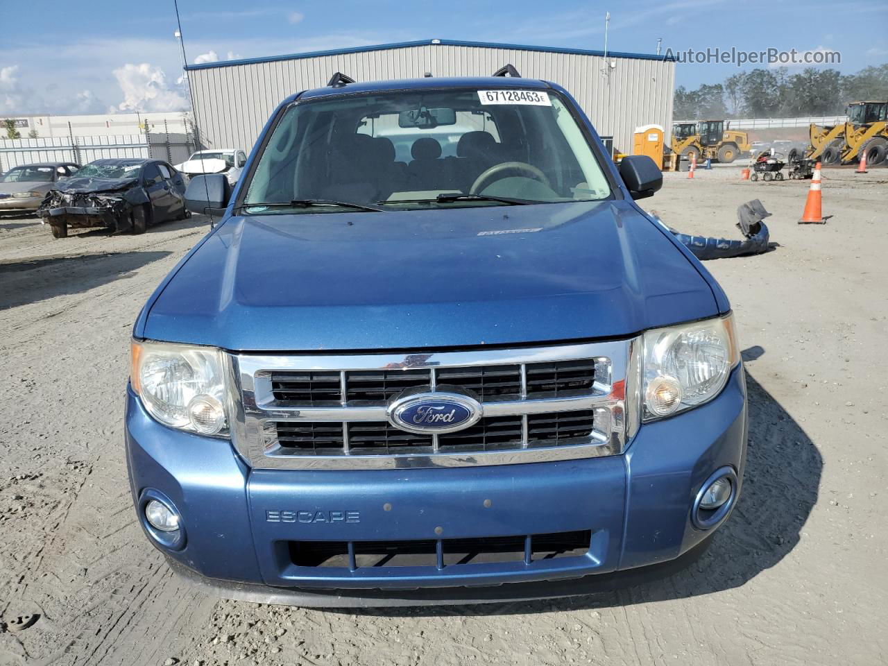 2009 Ford Escape Xlt Blue vin: 1FMCU93G39KC46374