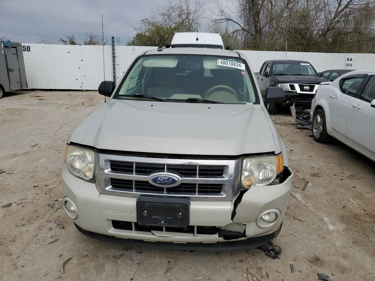 2009 Ford Escape Xlt Бежевый vin: 1FMCU93G39KC49775