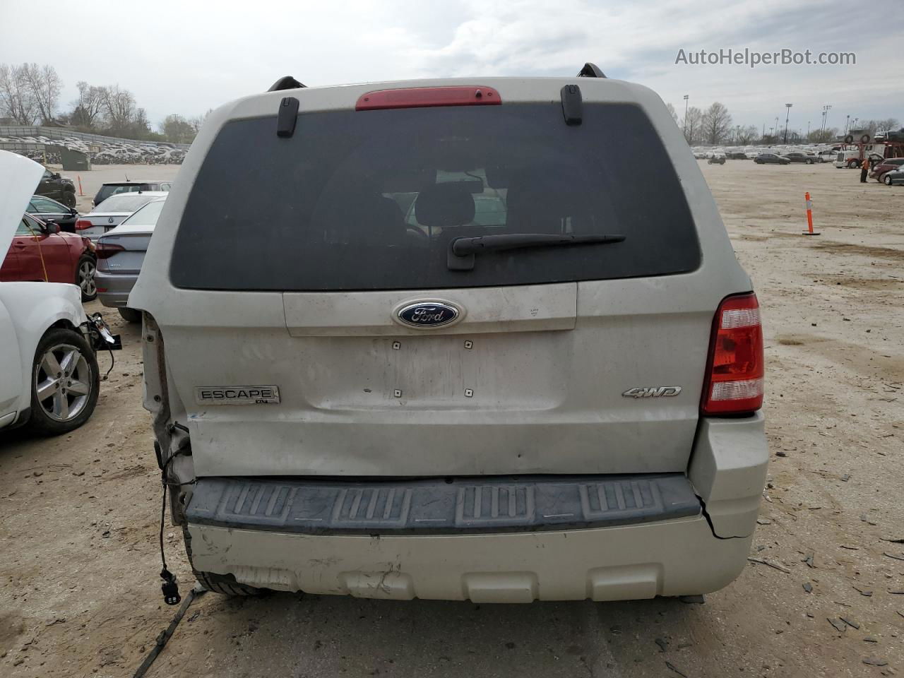 2009 Ford Escape Xlt Beige vin: 1FMCU93G39KC49775