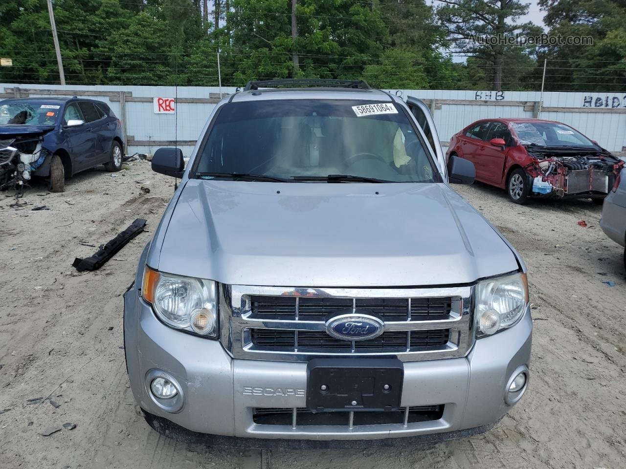 2009 Ford Escape Xlt Gray vin: 1FMCU93G39KD14303