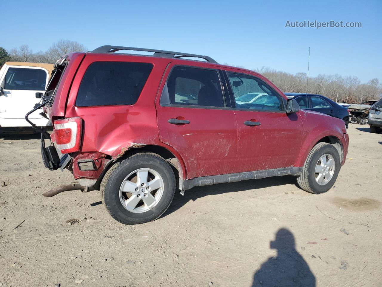 2009 Ford Escape Xlt Red vin: 1FMCU93G49KA52470