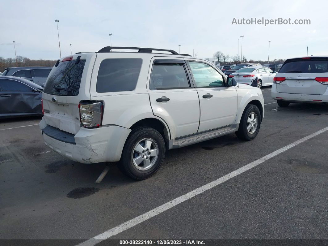 2009 Ford Escape Xlt White vin: 1FMCU93G59KB77610