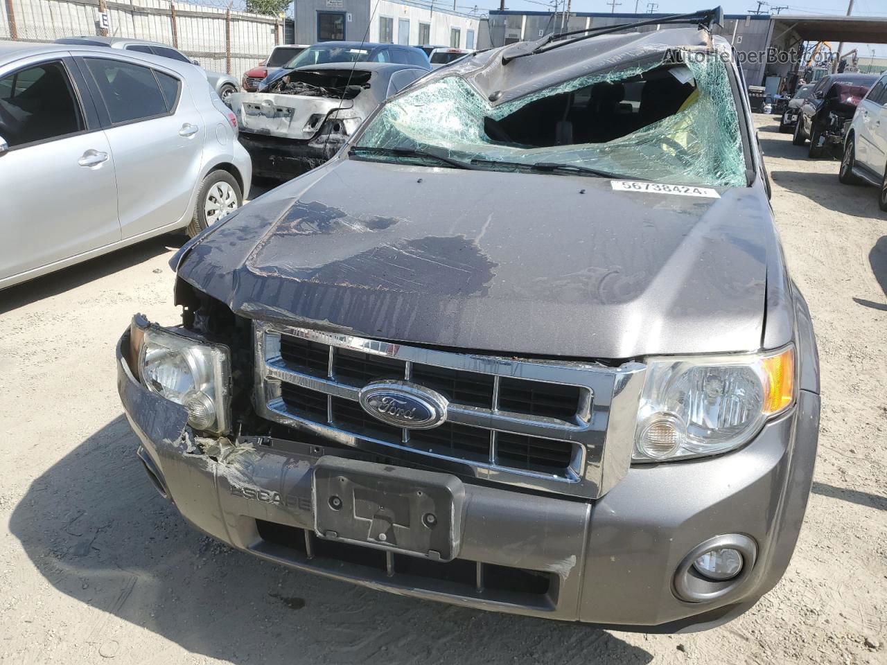 2009 Ford Escape Xlt Gray vin: 1FMCU93G69KA65933