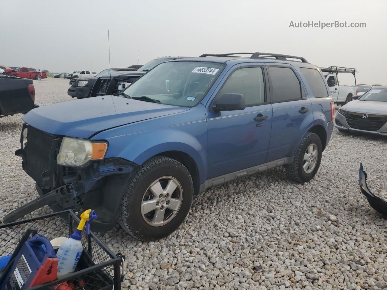 2009 Ford Escape Xlt Blue vin: 1FMCU93G69KB03970